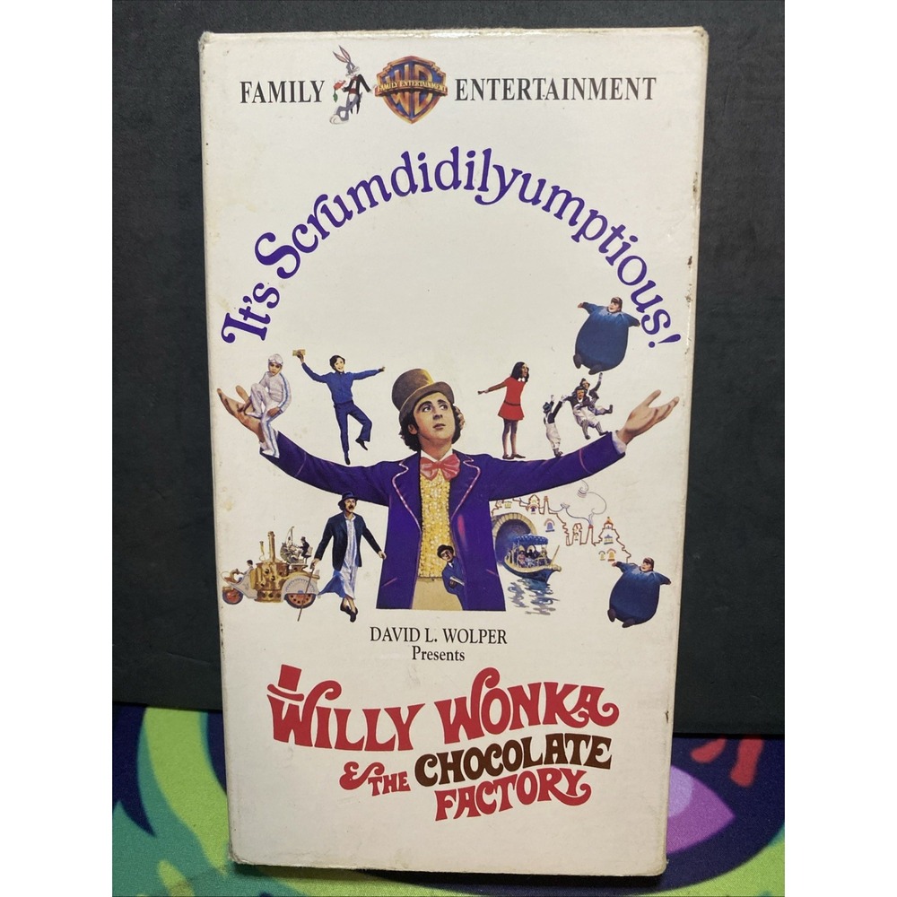 Willy Wonka & the Chocolate Factory 1971 VHS Warner Home Video